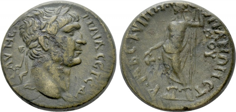LYDIA. Hyrcanis. Trajan (98-117). Ae. M. Bettius Quintianos, magistrate. 

Obv...