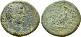 LYDIA. Tripolis. Augustus (27 BC-14 AD). Ae