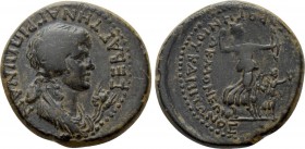 PHRYGIA. Akmoneia. Agrippina Minor (15-59). Ae. L. Servenius Capito, magistrate