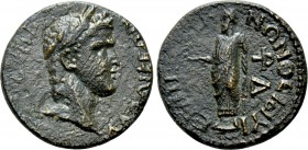 PHRYGIA. Laodicea ad Lycum. Pseudo-autonomous. Time of Claudius (41-54). Ae. Anto Polemon, son of Zenon, priest for the fourth time