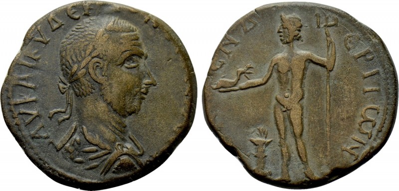 CILICIA. Celenderis. Trajanus Decius (249-251). Ae. 

Obv: ΑΥ ΚΑΙ ΚΥ ΔΕΚΚΙΟΝ Τ...