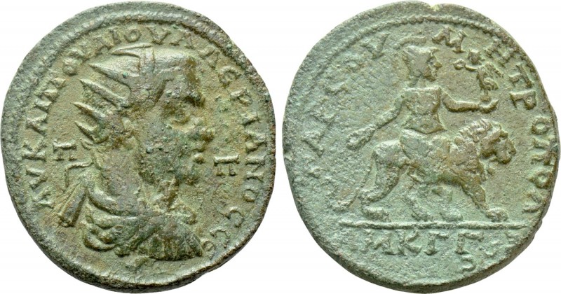 CILICIA. Tarsus. Valerian I (253-260). Ae. 

Obv: ΑΥ ΚΑΙ ΠΟΥ ΛΙ ΟΥΑΛΕΡΙΑΝΟΣ ΣΕ...