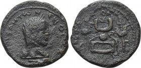 MESOPOTAMIA. Carrhae. Caracalla (198-217). Ae