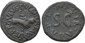 AUGUSTUS (27 BC-14 AD). Quadrans. Rome