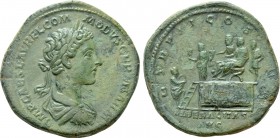 COMMODUS (Caesar, 166-177). Sestertius. Rome