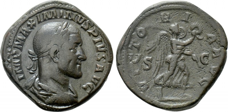 MAXIMINUS THRAX (235-238). Sestertius. Rome. 

Obv: IMP MAXIMINVS PIVS AVG. 
...