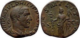 PHILIP I THE ARAB (244–249). Sestertius. Rome