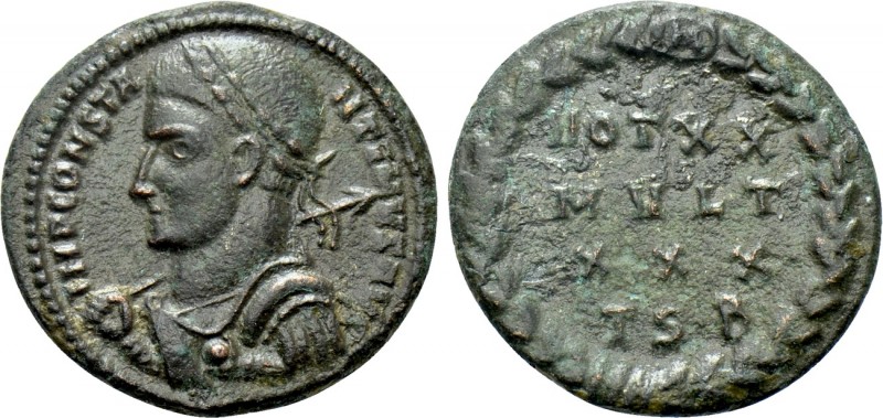 CONSTANTINE I 'THE GREAT' (307/10-337). Follis. Thessalonica. 

Obv: IMP CONST...