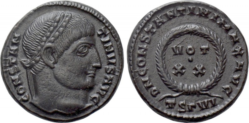 CONSTANTINE I 'THE GREAT' (307/10-337). Follis. Thessalonica.. 

Obv: CONSTANT...