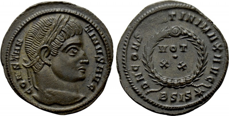 CONSTANTINE I 'THE GREAT' (307/10-337). Follis. Siscia. 

Obv: CONSTANTINVS AV...