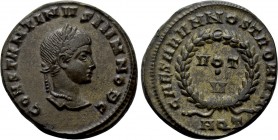 CONSTANTINE II (Caesar, 316-337). Follis. Aquileia