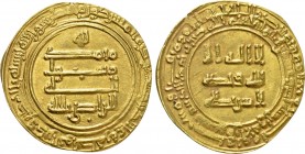 ISLAMIC. Abbasid Caliphate. Al-Radi (AH 322-328 / 934-940 AD). Dinar. Madinat al-Salam (Baghdad)