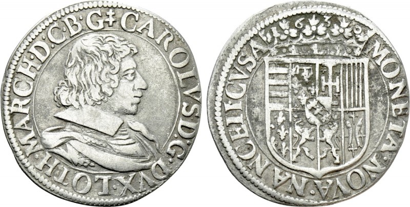 FRANCE. Lorraine. Charles IV (1625-75). Teston (1630). Nancy. 

Obv: CAROLVS D...
