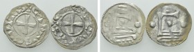 2 Medieval Coins of France