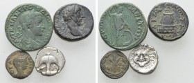4 Roman Provincial and Greek Coins