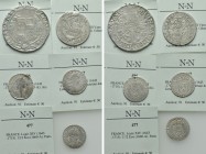 5 Coins of France, Poland and Germany