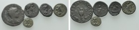5 Roman Provincial Coins