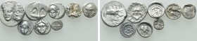 8 Greek Coins