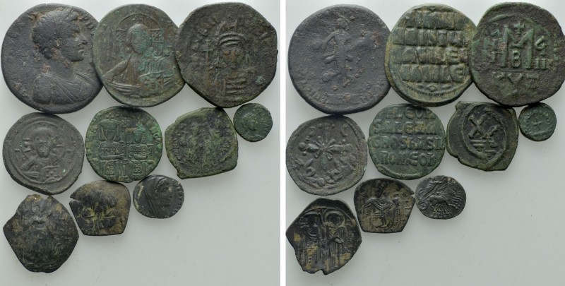 10 Roman and Byzantine Coins. 

Obv: .
Rev: .

. 

Condition: See picture...