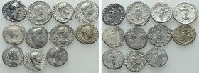 11 Roman Denarii