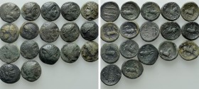 17 Greek Coins; Philipp II; Alexander III