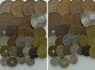 29 Coins of Japan, China, Hong-Kong etc
