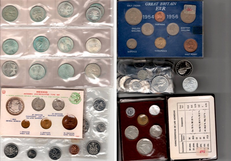 Circa 130 Coins; Many Silver Coins. 

Obv: .
Rev: .

. 

Condition: See p...