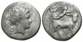 Campania. Neapolis circa 300-275 BC. Nomos AR