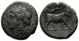 Campania. Teanum Sidicium circa 265-240 BC. Obol Æ