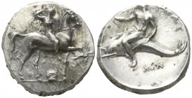 Calabria. Tarentum circa 302 BC. Nomos AR