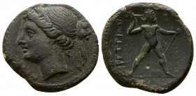 Bruttium. Brettii circa 214-211 BC. Bronze Æ