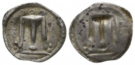 Bruttium. Kroton circa 530-500 BC. Hemiobol AR