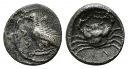 Sicily. Akragas circa 470-425 BC. Litra AR