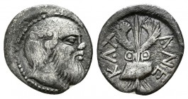 Sicily. Katane circa 450-430 BC. Litra AR