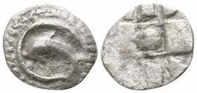 Sicily. Messana-Zankle circa 500-493 BC. Litra AR