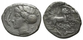 Sicily. Syracuse circa 412-406 BC. Hemidrachm AR