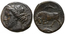 Sicily. Syracuse. Agathokles 317-289 BC. Hemilitron Æ