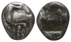 Macedon. Eion 500-400 BC. Obol AR