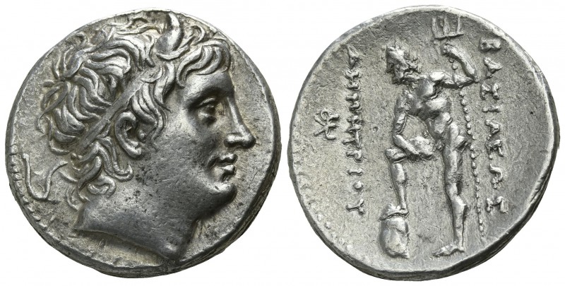 Kings of Macedon. Pella. Demetrios I Poliorketes 306-283 BC.
Tetradrachm AR

...