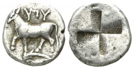 Thrace. Byzantion 340-320 BC. Hemidrachm AR