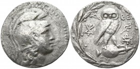 Attica. Athens circa 229-197 BC. New Style coinage, Class I.. Tetradrachm AR