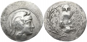 Attica. Athens. ΔΙΟΦΑ- (Diofa-), ΔΙΟΔΟ- (Diodo-), magistrates circa 196-187 BC. New Style coinage. Class II.. Tetradrachm AR