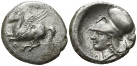 Corinthia. Corinth 375-300 BC. Stater AR