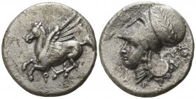 Corinthia. Corinth circa 373-300 BC. Stater AR