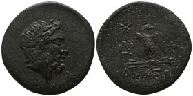 Paphlagonia. Amastris 90-80 BC. Bronze Æ
