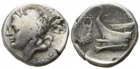 Paphlagonia. Sinope circa 220-183 BC. Drachm AR. Attic standard.