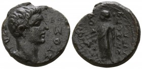 Phrygia. Dionysopolis . Augustus 27 BC-14 AD. Idomeneus Lapa Philopatris, magistrate.. Bronze Æ
