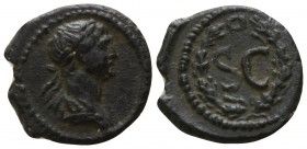 Seleucis and Pieria. Antioch. Trajan AD 98-117. 1/2 Quadrans AE