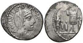L. Aemilius Lepidus Paullus 62 BC. Rome. Denar AR