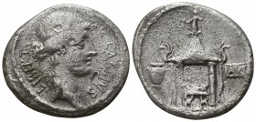 Q. Cassius Longinus 55 BC. Rome. Denar AR